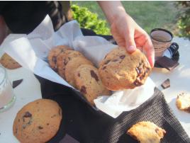 Bezlepkové cookies s čokoládou